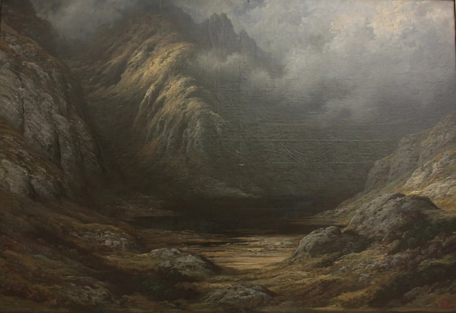Lake in Scotland after the storm - Gustave Doré