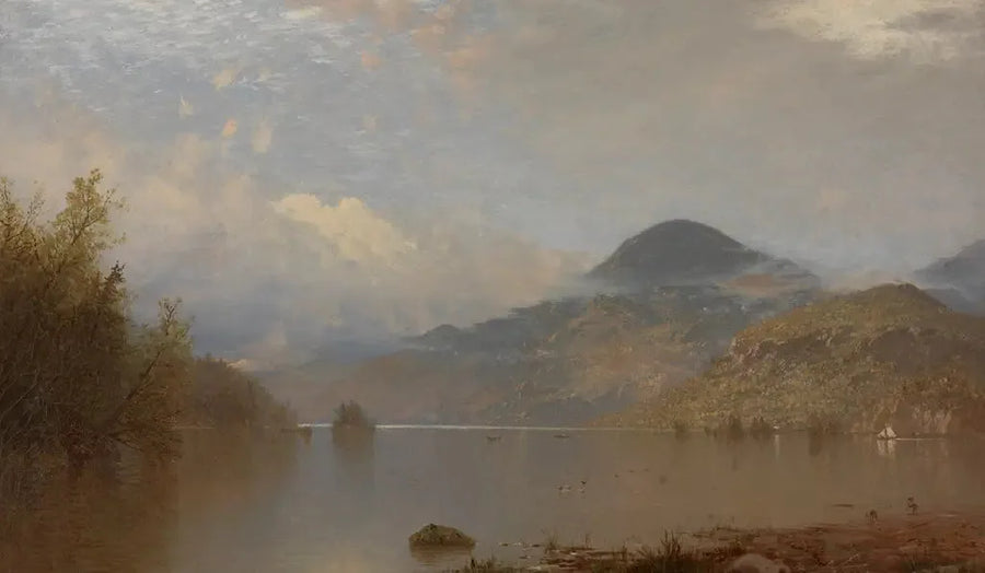 Lake George, Montagne Noire - John Frederick Kensett
