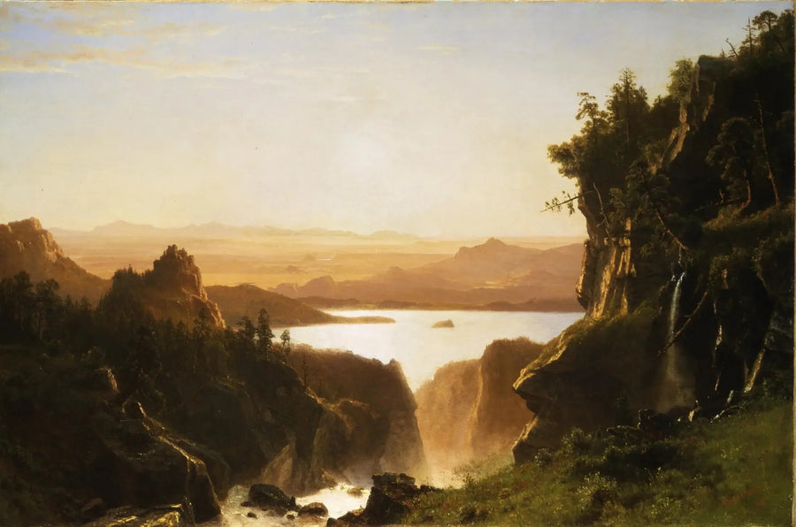 Lac Island, Wind River Range, Wyoming - Albert Bierstadt
