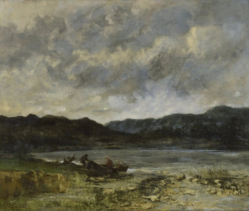Lake near Saint-Point - Gustave Courbet