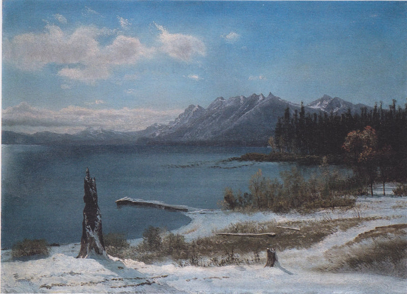 Lake Tahoe in Winter - Albert Bierstadt