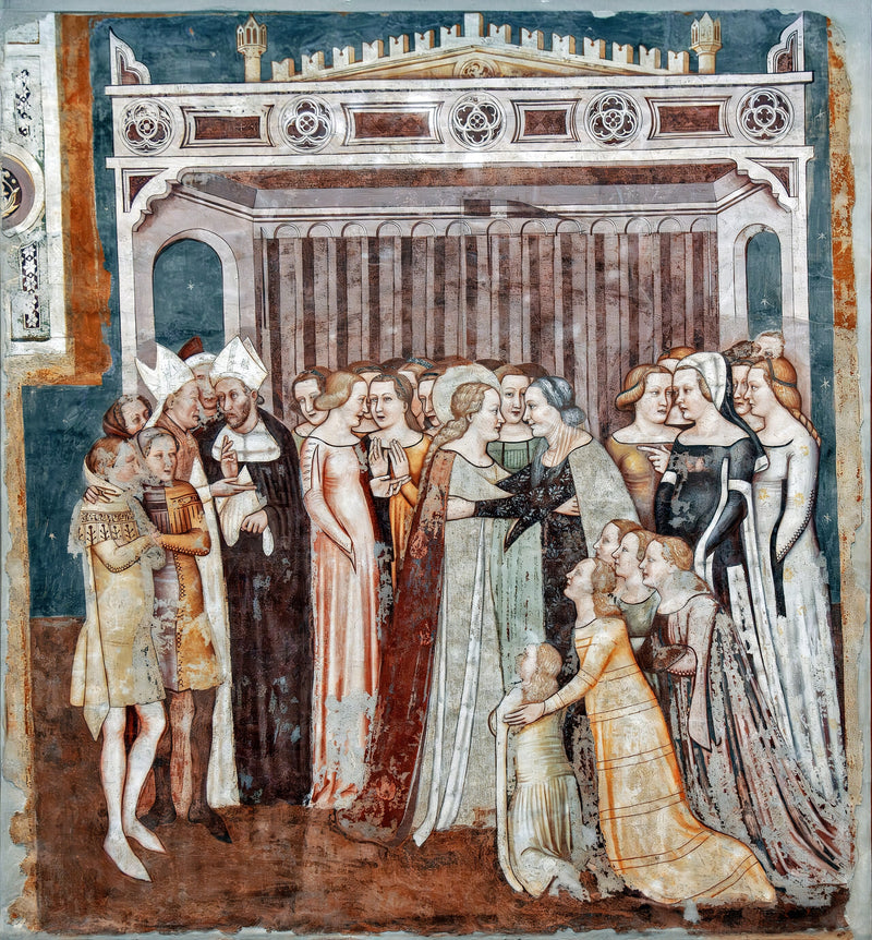 The Farewell of Ursula to Her Mother (Stories of Saint Ursula) - Tomaso da Modena