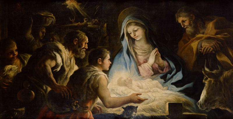 The Adoration of the Shepherds (1696) - Luca Giordano