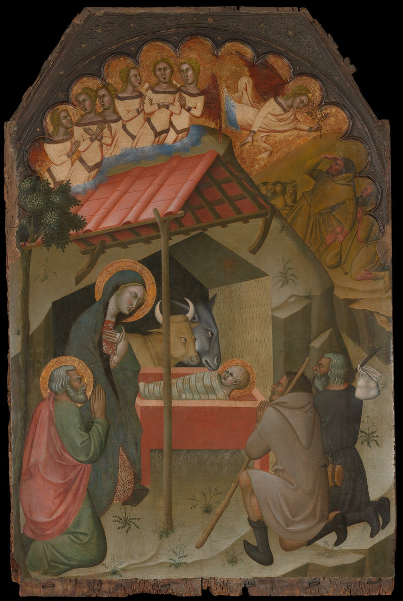 The Adoration of the Shepherds - Bartolo di Fredi