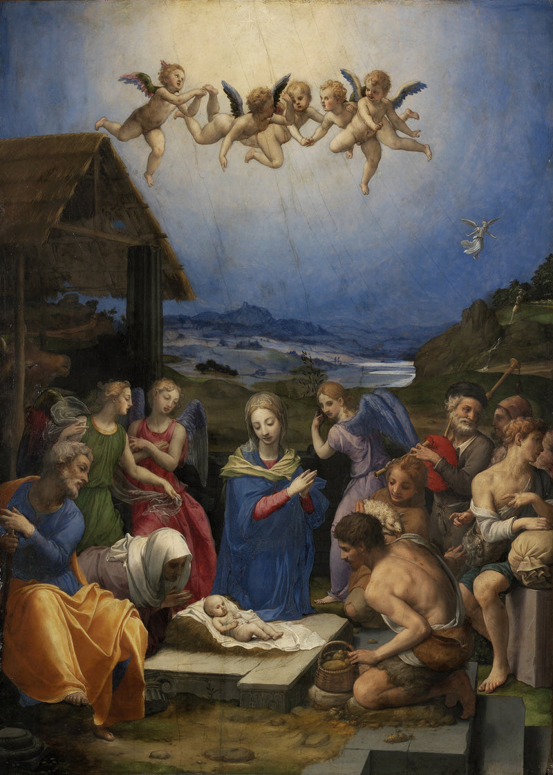 The Adoration of the Shepherds - Bronzino