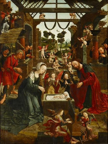 The Adoration of the Shepherds - Jacob Cornelisz van Oostsanen