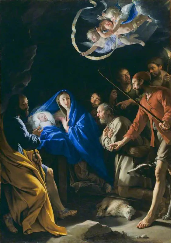 L’Adoration des bergers - Philippe de Champaigne - Alpha Reproduction