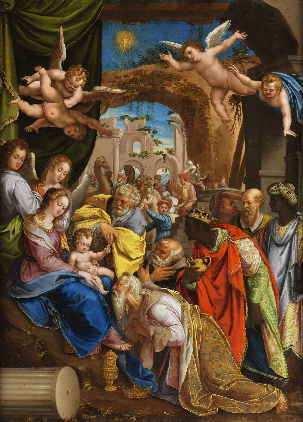 L’adoration des mages - Denis Calvaert - Alpha Reproduction