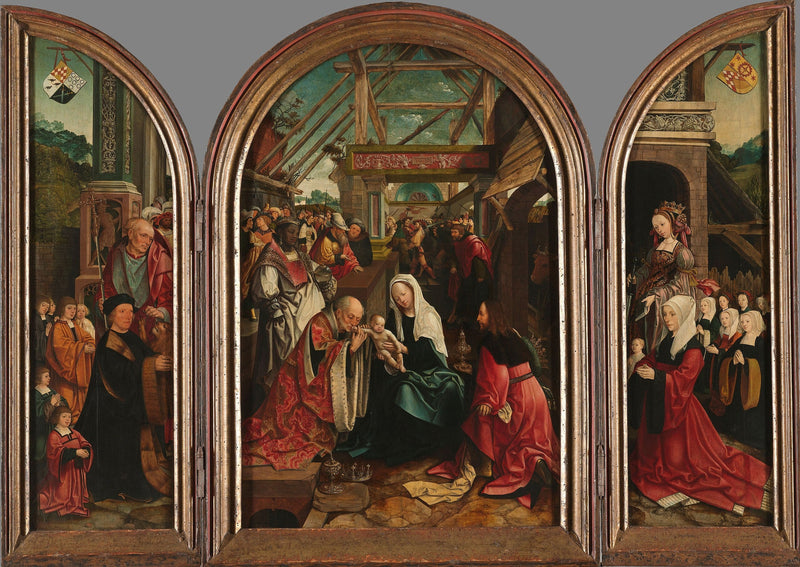 The Adoration of the Magi - Jacob Cornelisz van Oostsanen