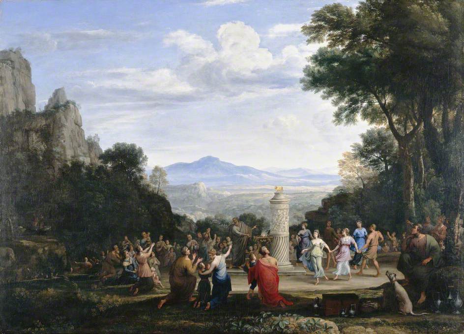 The Adoration of the Golden Calf - Claude Lorrain