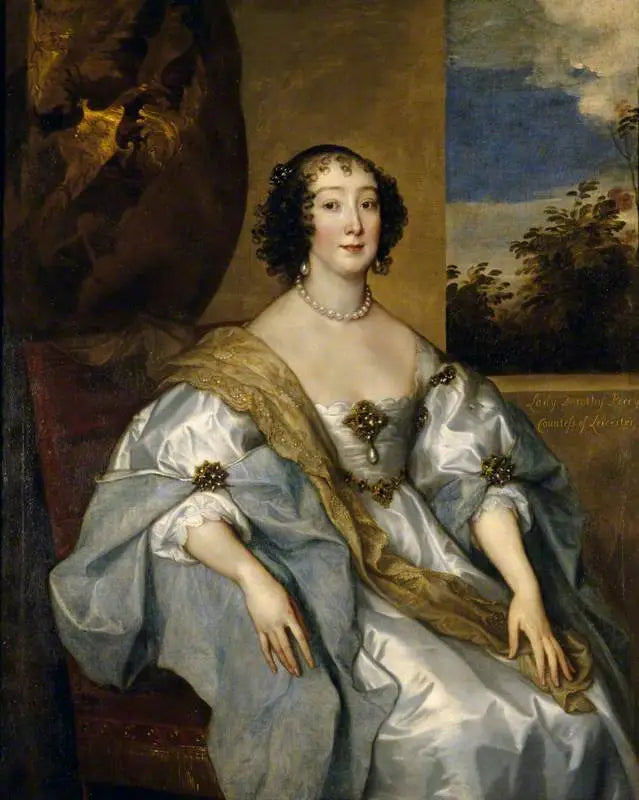 Lady Dorothy Percy, Countess of Leicester (1598-1659) - Antoine van Dyck