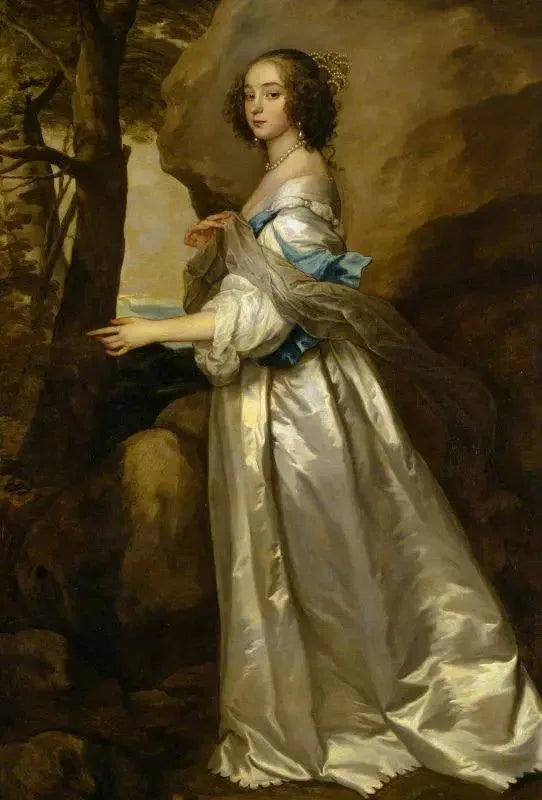 Lady Frances Cranfield, Lady Buckhurst, future Countess of Dorset (died in 1687) - Antoine van Dyck