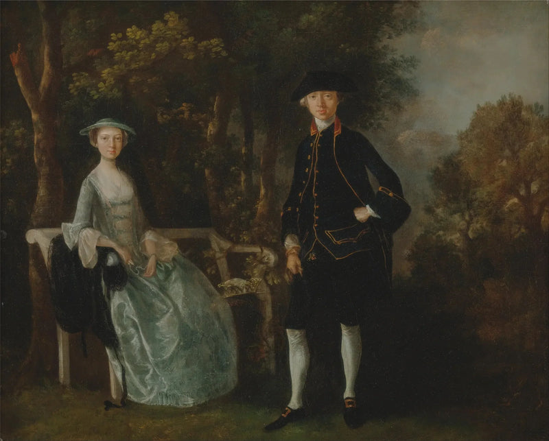 Lady Lloyd and her son, Richard Savage Lloyd, from Hintlesham Hall, Suffolk - Thomas Gainsborough
