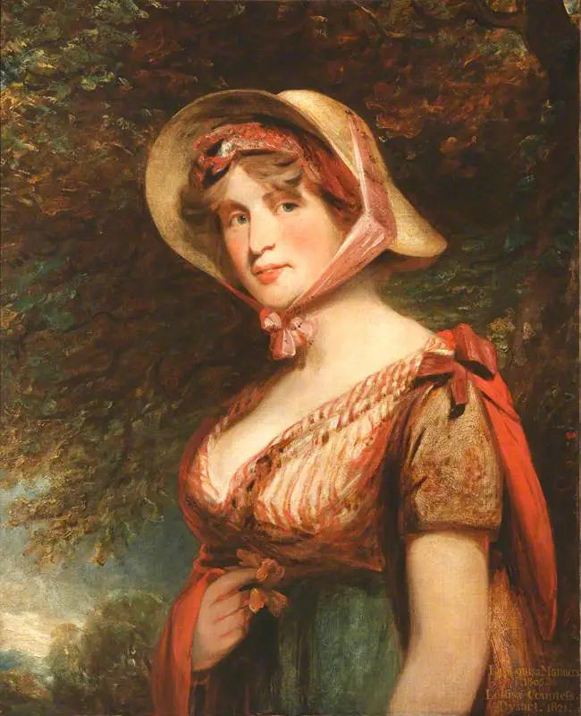 Lady Louisa Tollemache, Countess of Dysart (1745-1840) (after John Hoppner) - John Constable