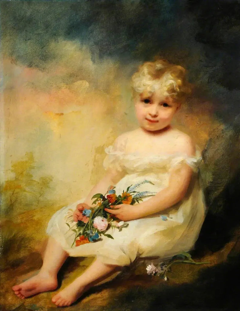 Lady Mary Lyon, daughter of the Earl of Strathmore - Henry Raeburn