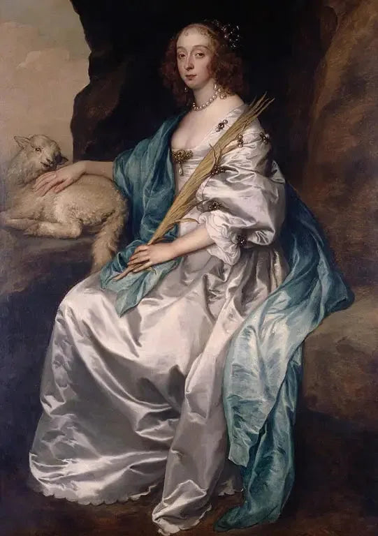 Lady Mary Villiers, Duchess of Richmond and Lennox (1622-1685) - Antoine van Dyck
