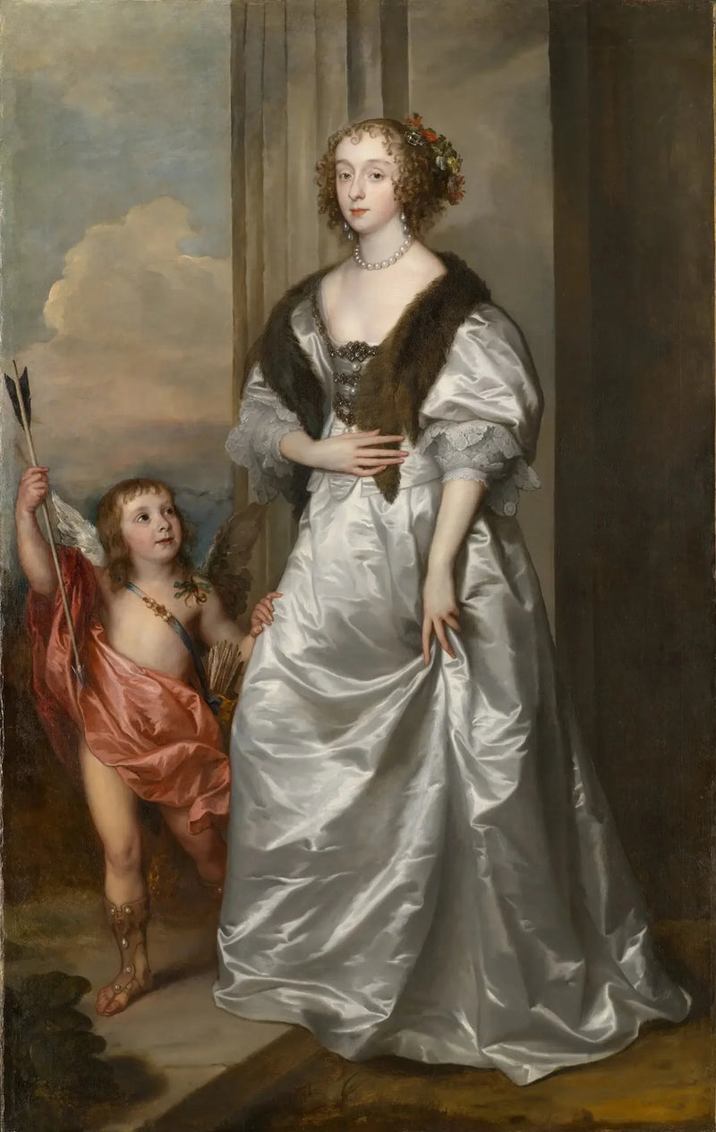 Lady Mary Villiers, future Duchess of Richmond and Lennox, with Charles Hamilton, Lord Arran - Antoine van Dyck