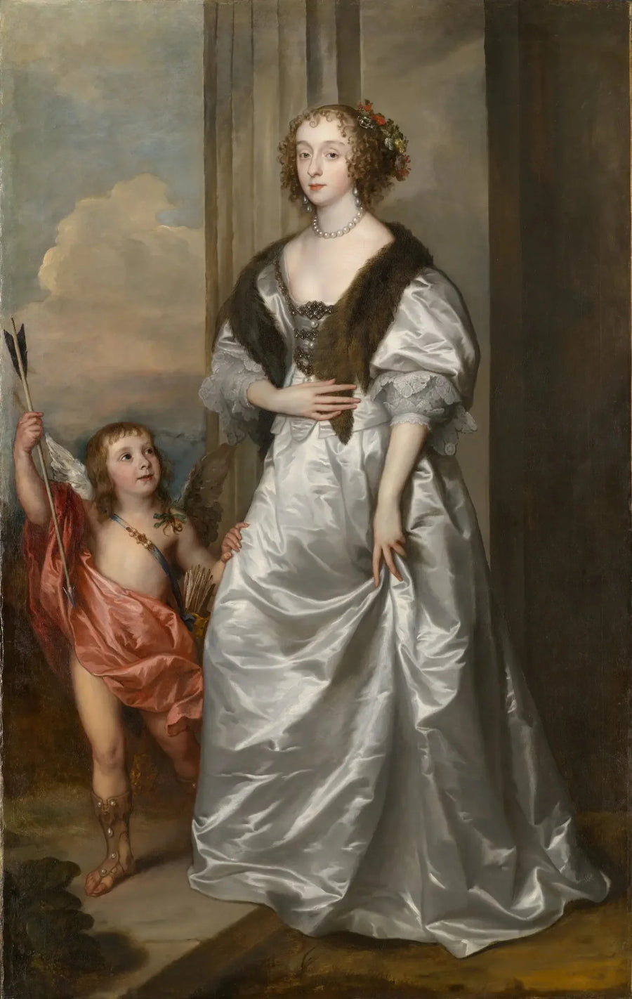 Lady Mary Villiers, future Duchess of Richmond and Lennox, with Charles Hamilton, Lord Arran - Antoine van Dyck