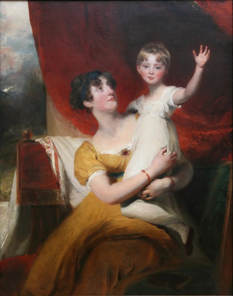 Lady Orde with her daughter Anne - Thomas Lawrence
