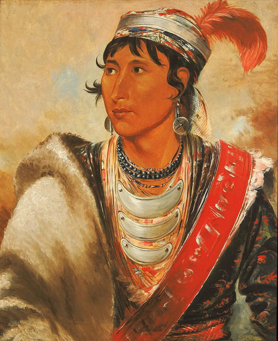 Láh-shee, the licker, nicknamed « Creek Billy » - George Catlin