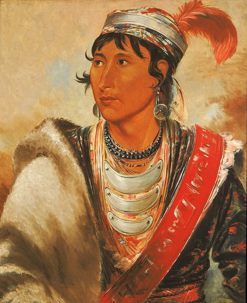 Láh-shee, the licker, nicknamed « Creek Billy » - George Catlin