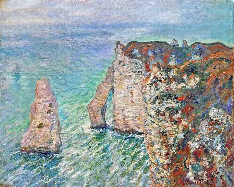 The Rock Needle and the Aval Door - Claude Monet