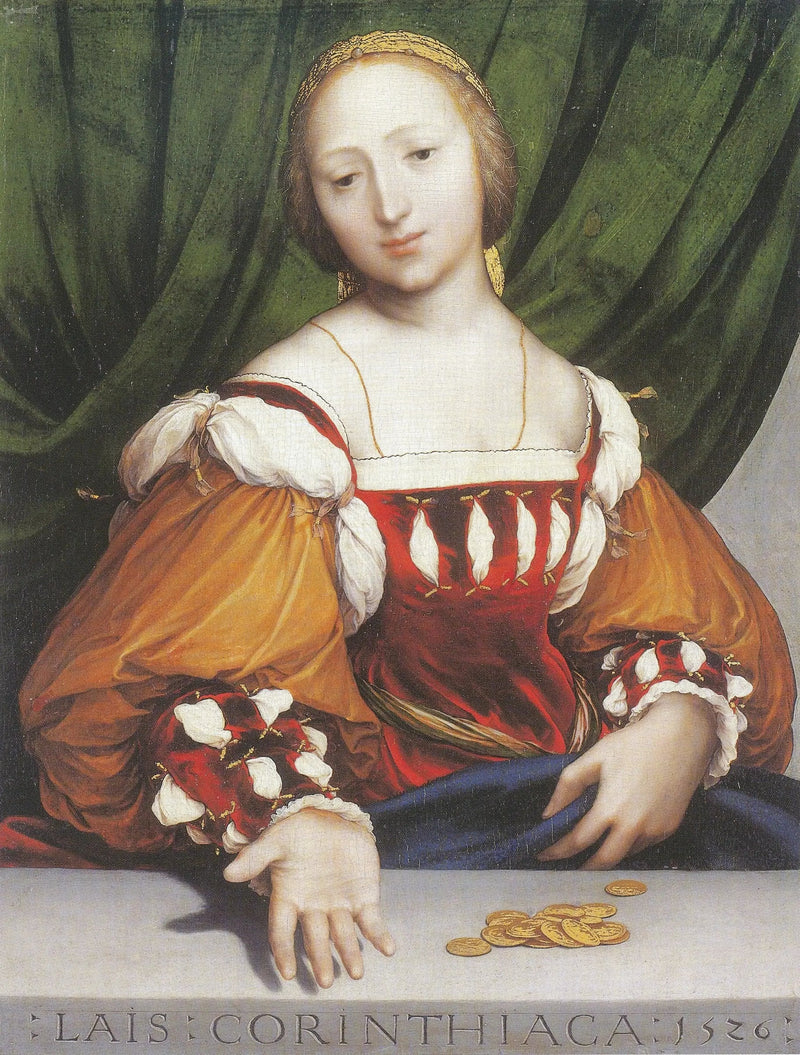 Laïs de Corinthe - Hans Holbein the Younger