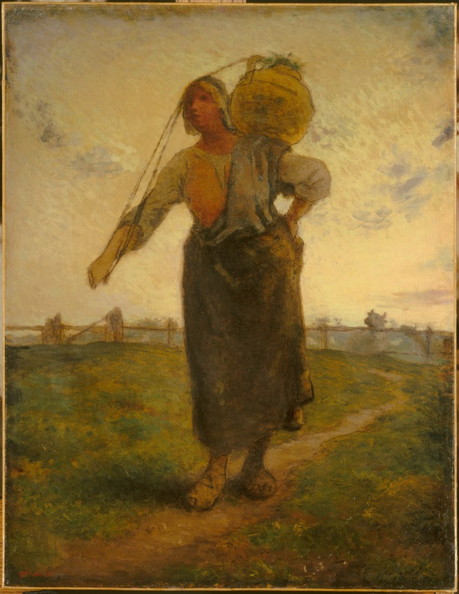 Norman Dairymaid at Gréville - Jean-François Millet