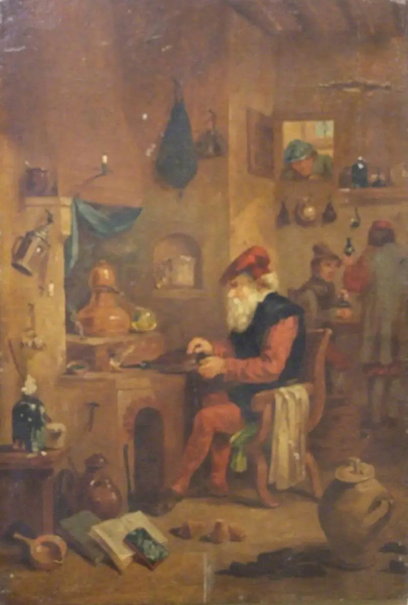 The Alchemist - David Teniers the Younger