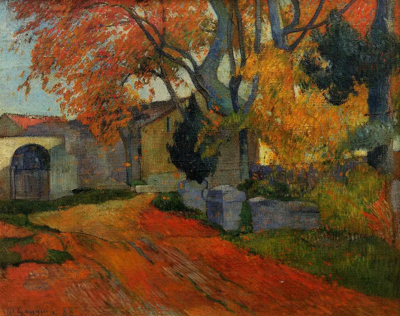 The Alley of the Alyscamps - Paul Gauguin