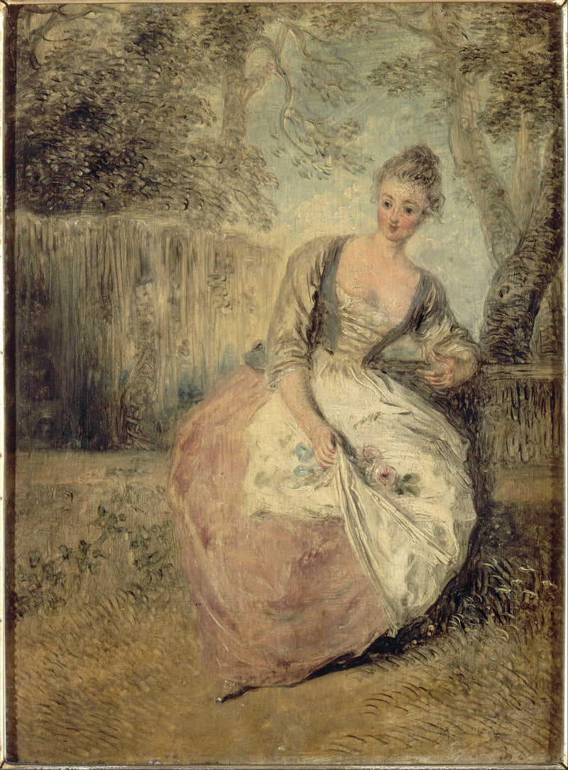 The Anxious Lover - Antoine Watteau