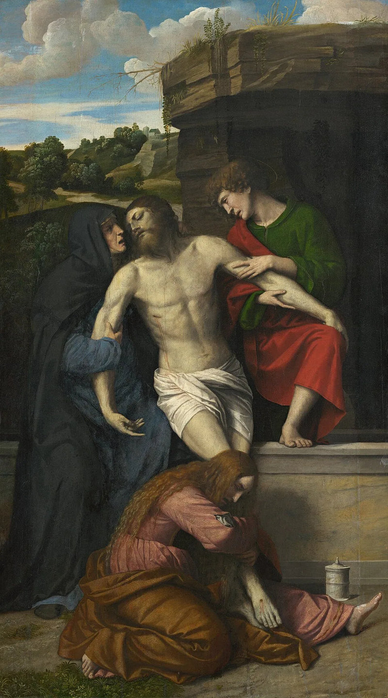 Lamentation on the Dead Christ - Alessandro Bonvicino