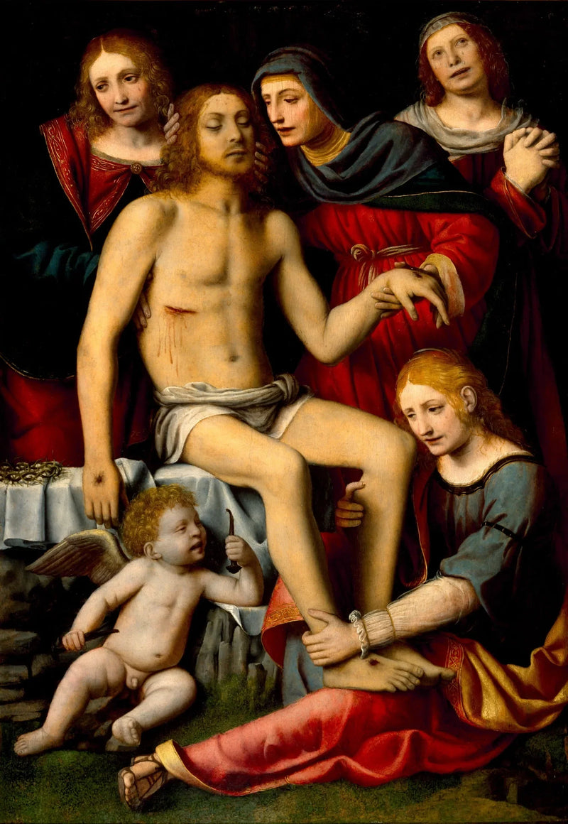 Lamentation on the Dead Christ - Bernardino Luini