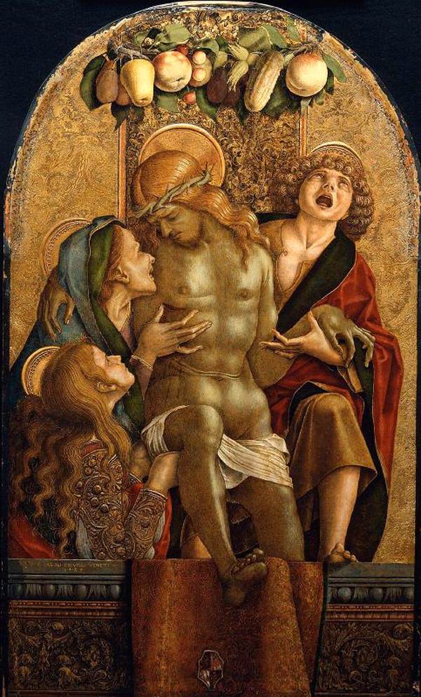 Lamentation on the Dead Christ - Carlo Crivelli