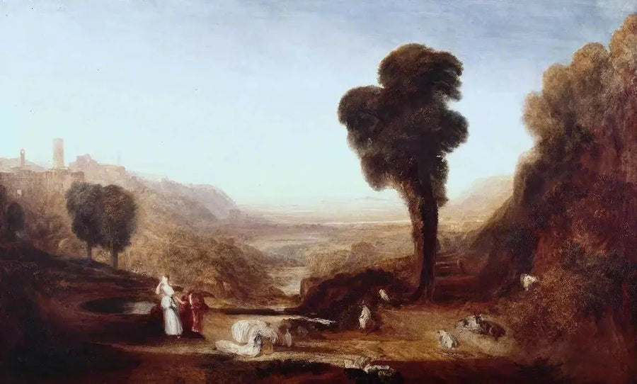 Landscape: Christ and the Woman of Samaria - J. M. W. Turner
