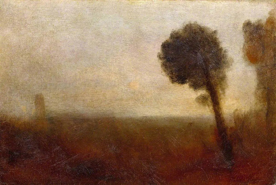 Landscape with a Tree on the Right - J. M. W. Turner