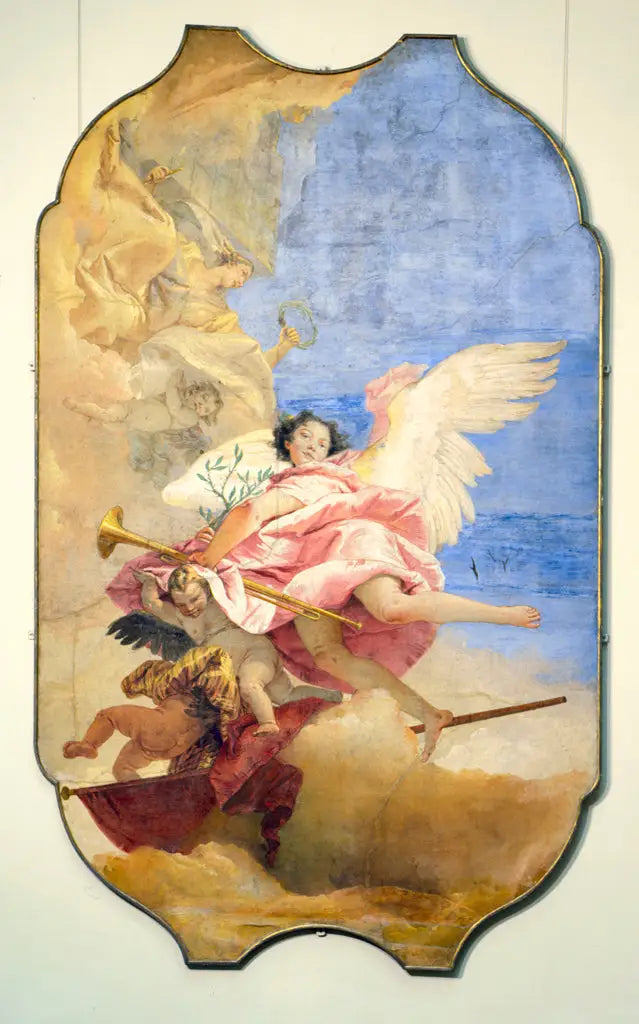 The Angel of Fame - Giovanni Battista Tiepolo