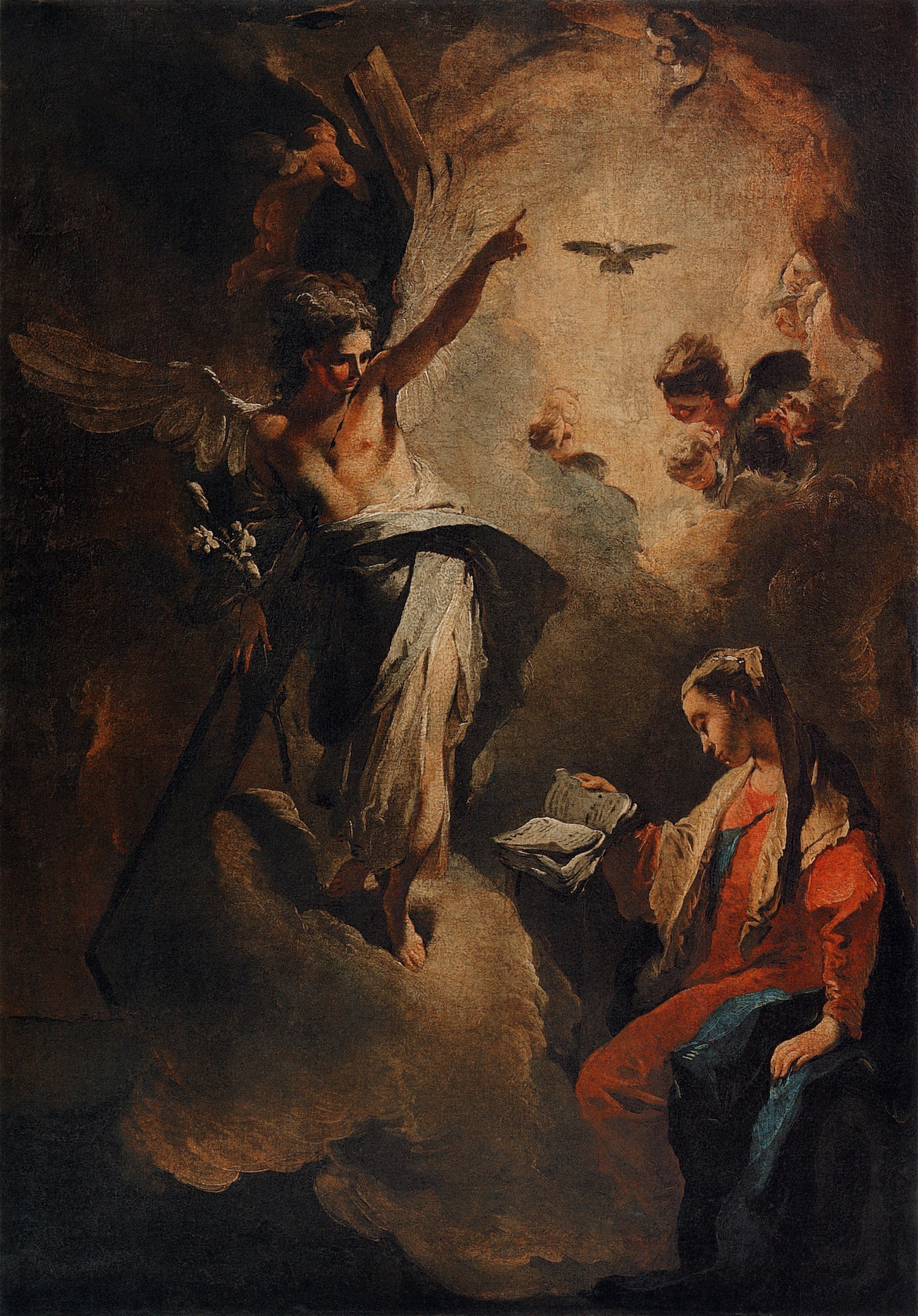 The Annunciation to the Blessed Virgin Mary - Giovanni Battista Tiepolo