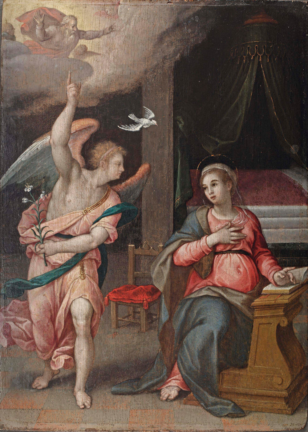 l’Annonciation - Denis Calvaert - Alpha Reproduction