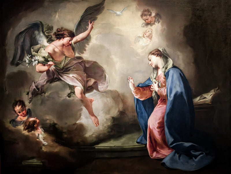 The Annunciation - Giovanni Battista Pittoni