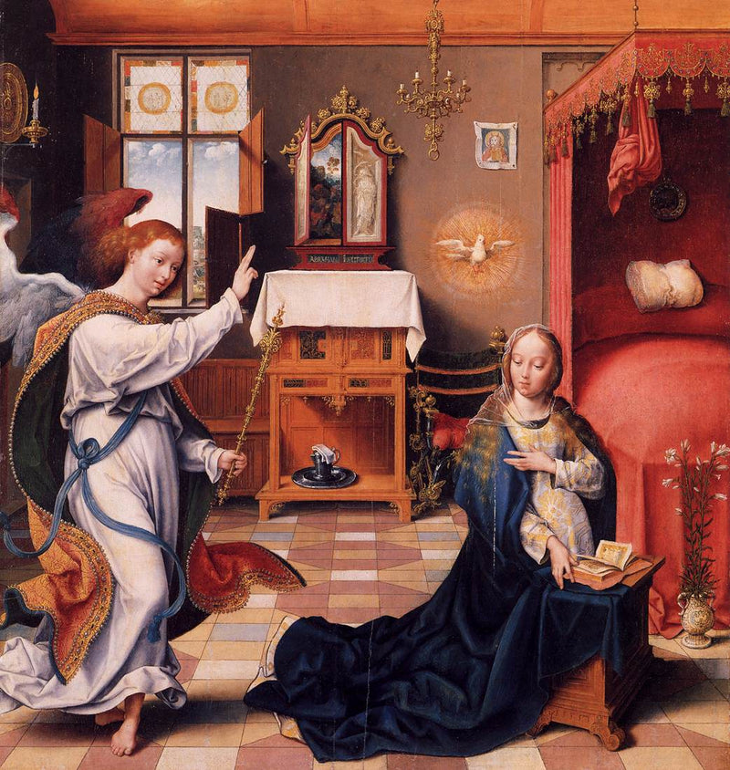 The Annunciation. - Joos van Cleve