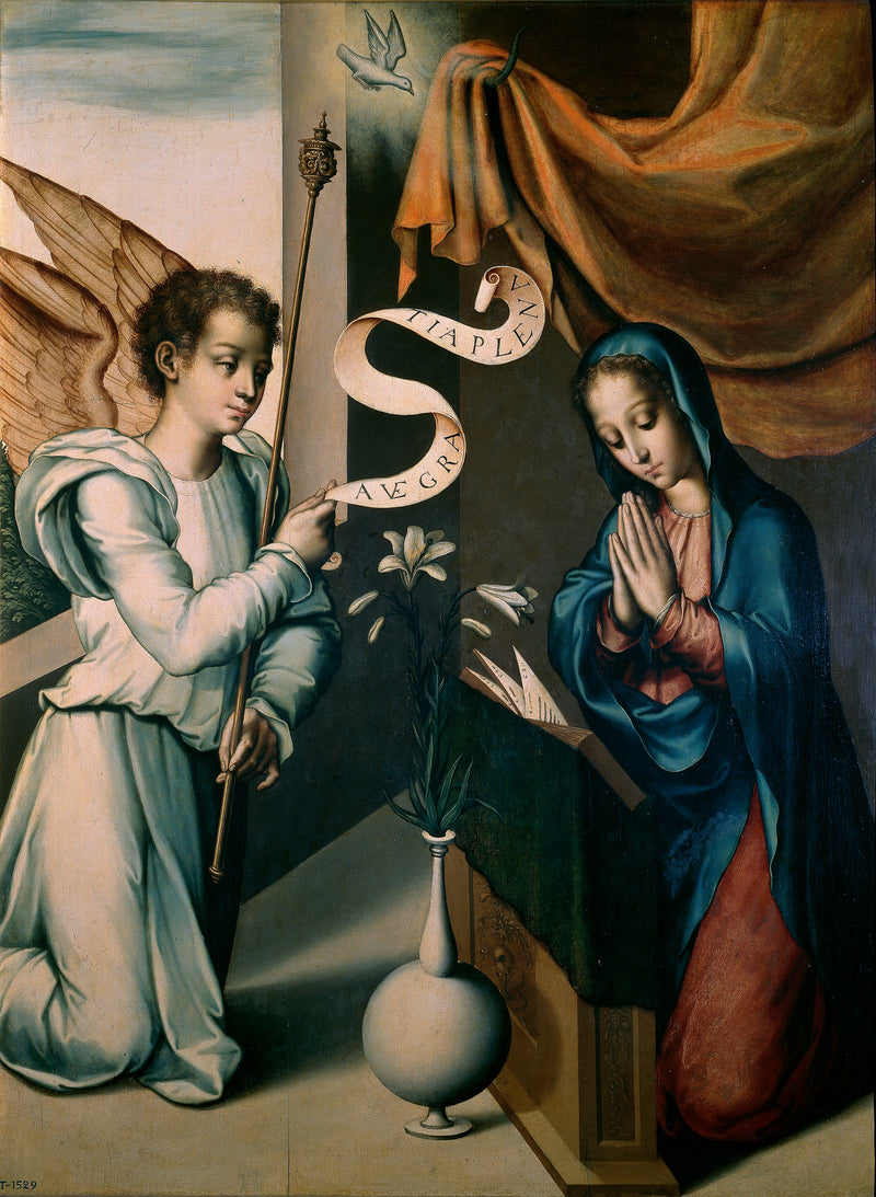 The Annunciation - Luis de Morales