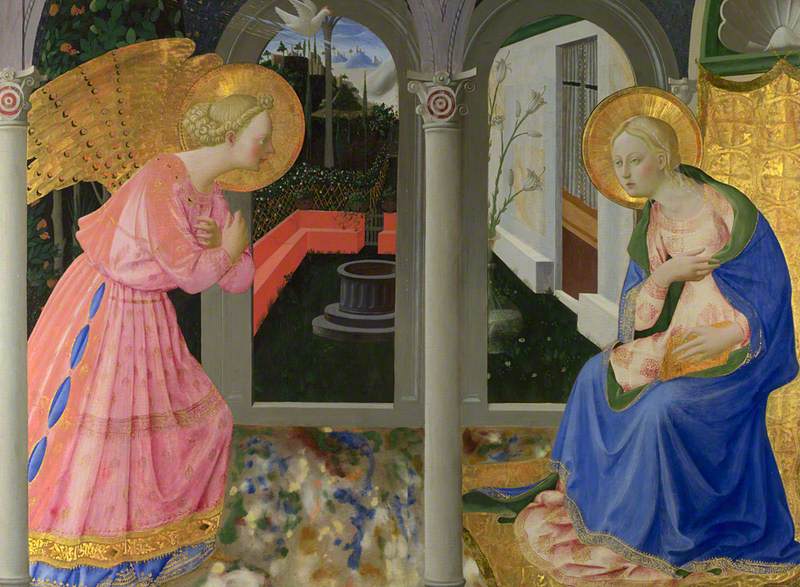 The Annunciation - Zanobi Strozzi