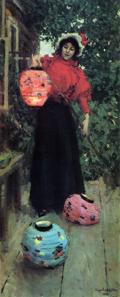 Paper lanterns - Konstantin Korovin