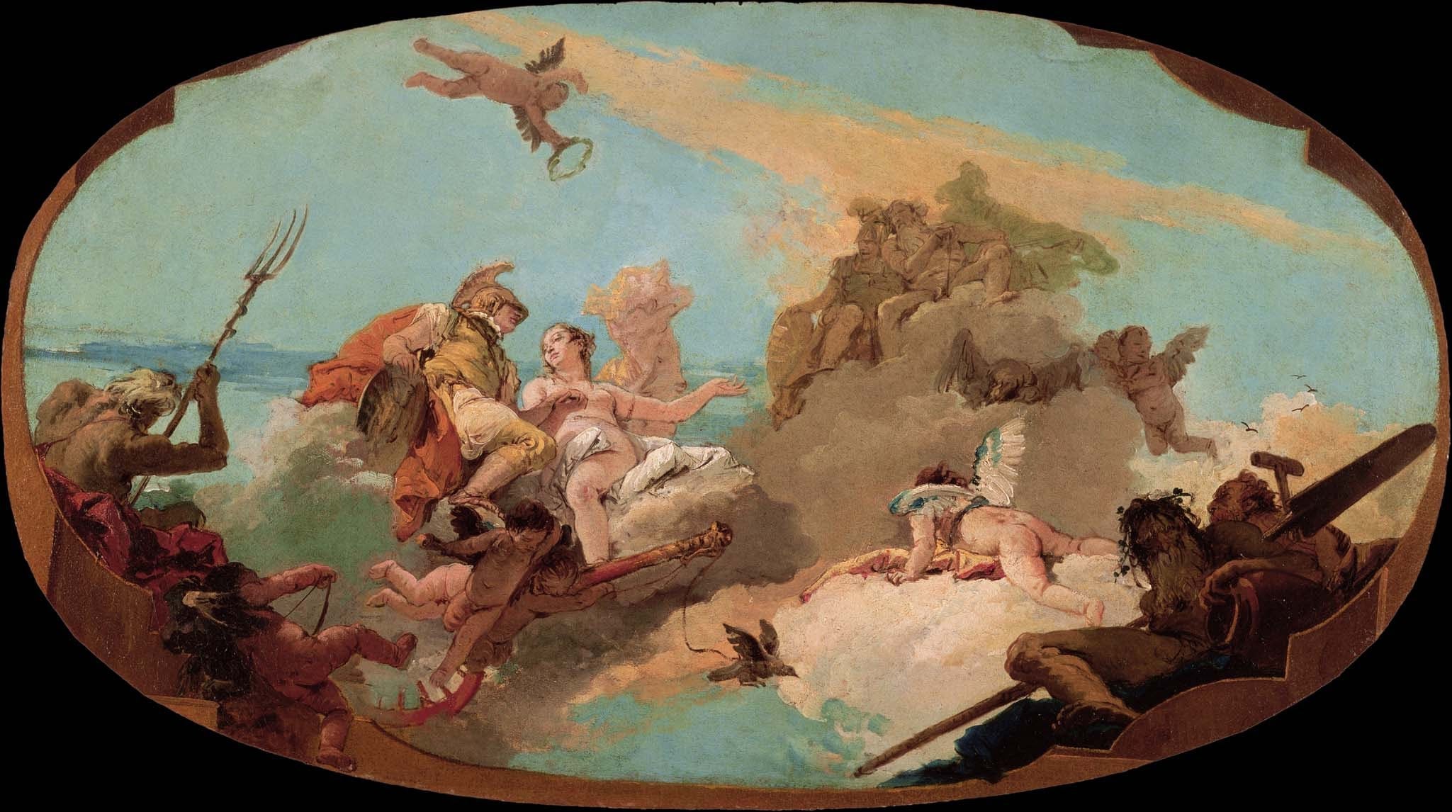 The Apotheosis of Admiral Vettor Pisani - Giovanni Battista Tiepolo