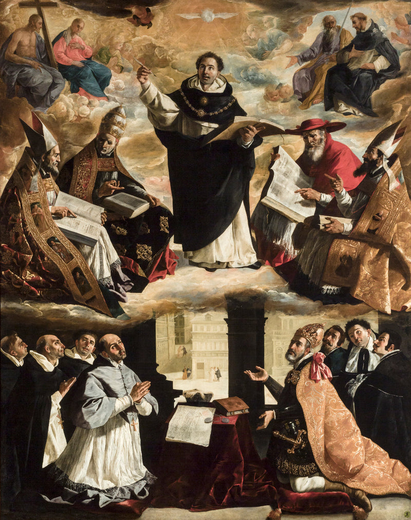 The Apotheosis of Saint Thomas Aquinas - Francisco de Zurbarán