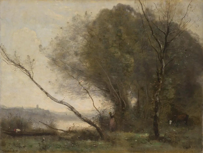 The Bent Tree - Jean-Baptiste Camille Corot