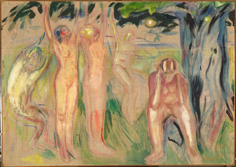 The Tree of Life: Left Side - Edvard Munch