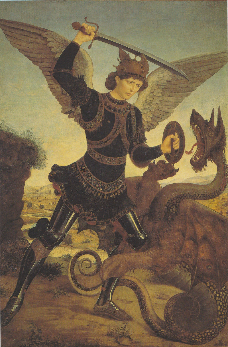 The Archangel Michael and the Dragon - Cosimo Tura