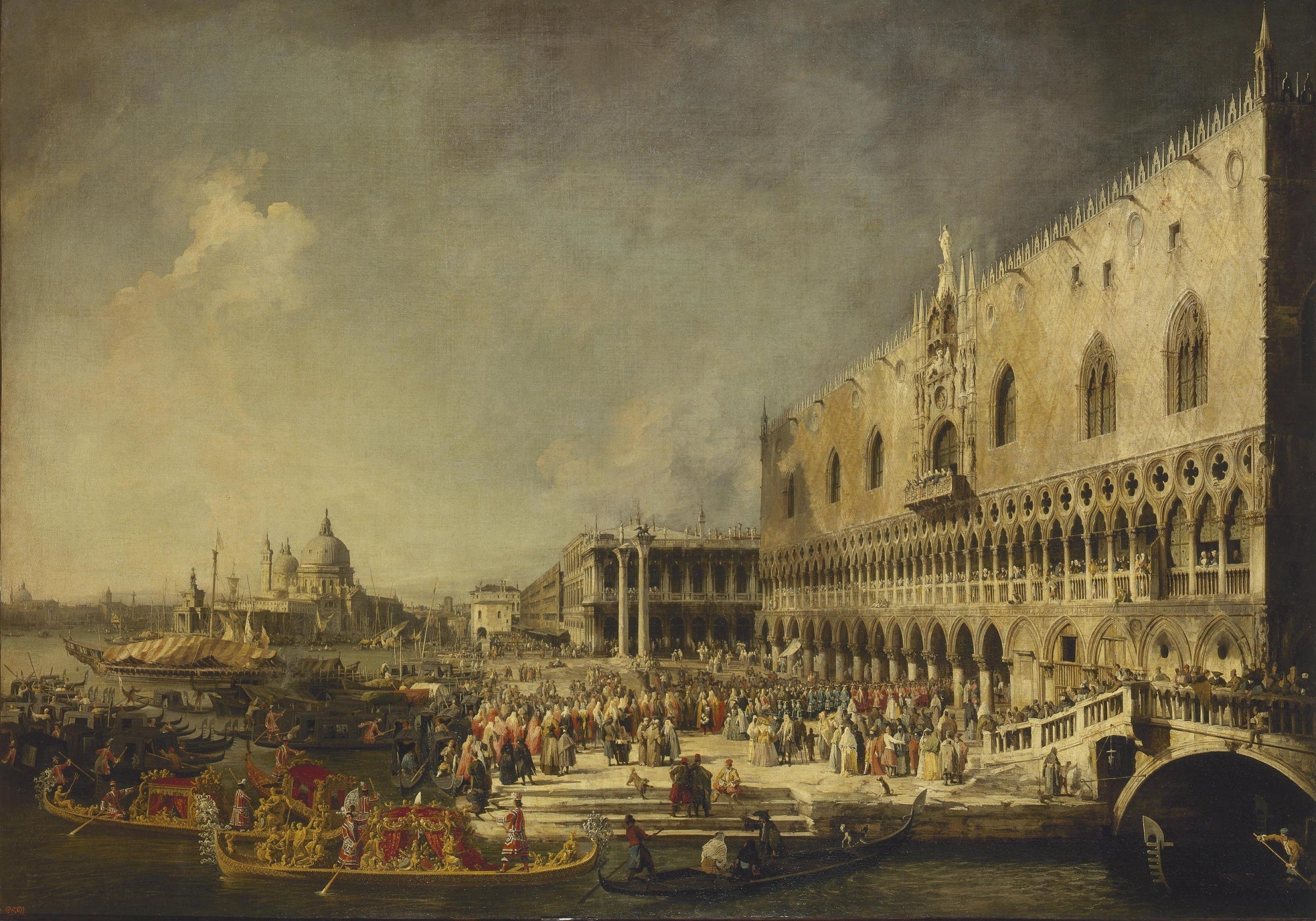 The Arrival of the French Ambassador in Venice - Canaletto